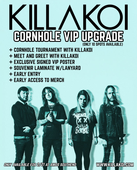 KILLAKOI - CORNHOLE VIP UPGRADE - 2/21 - CHARLOTTE NC